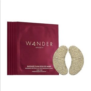 Wander Beauty Baggage Claim Gold Eye Mask set (6)